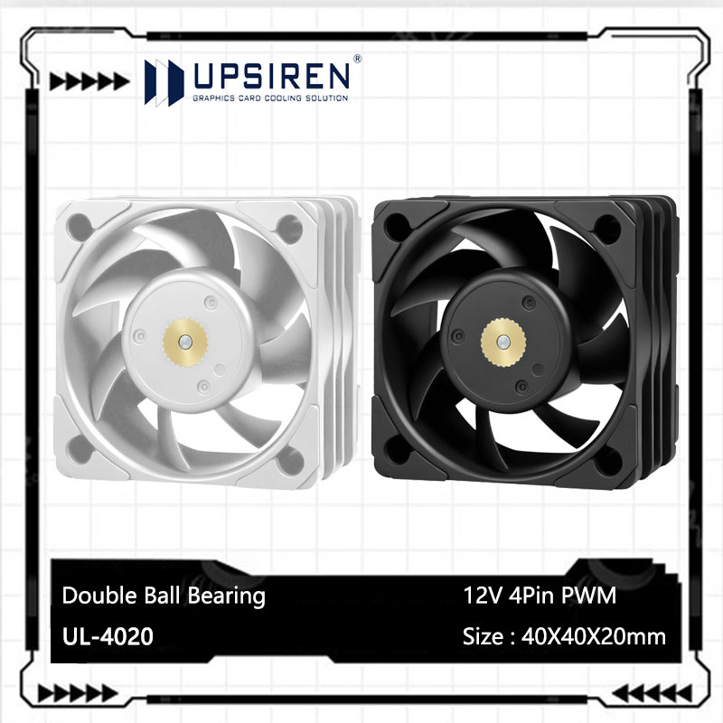 Case Fan Controller - UPSIREN UL-4020 4cm Soğutma Fanı/40x40x20mm/çift bilyalı
