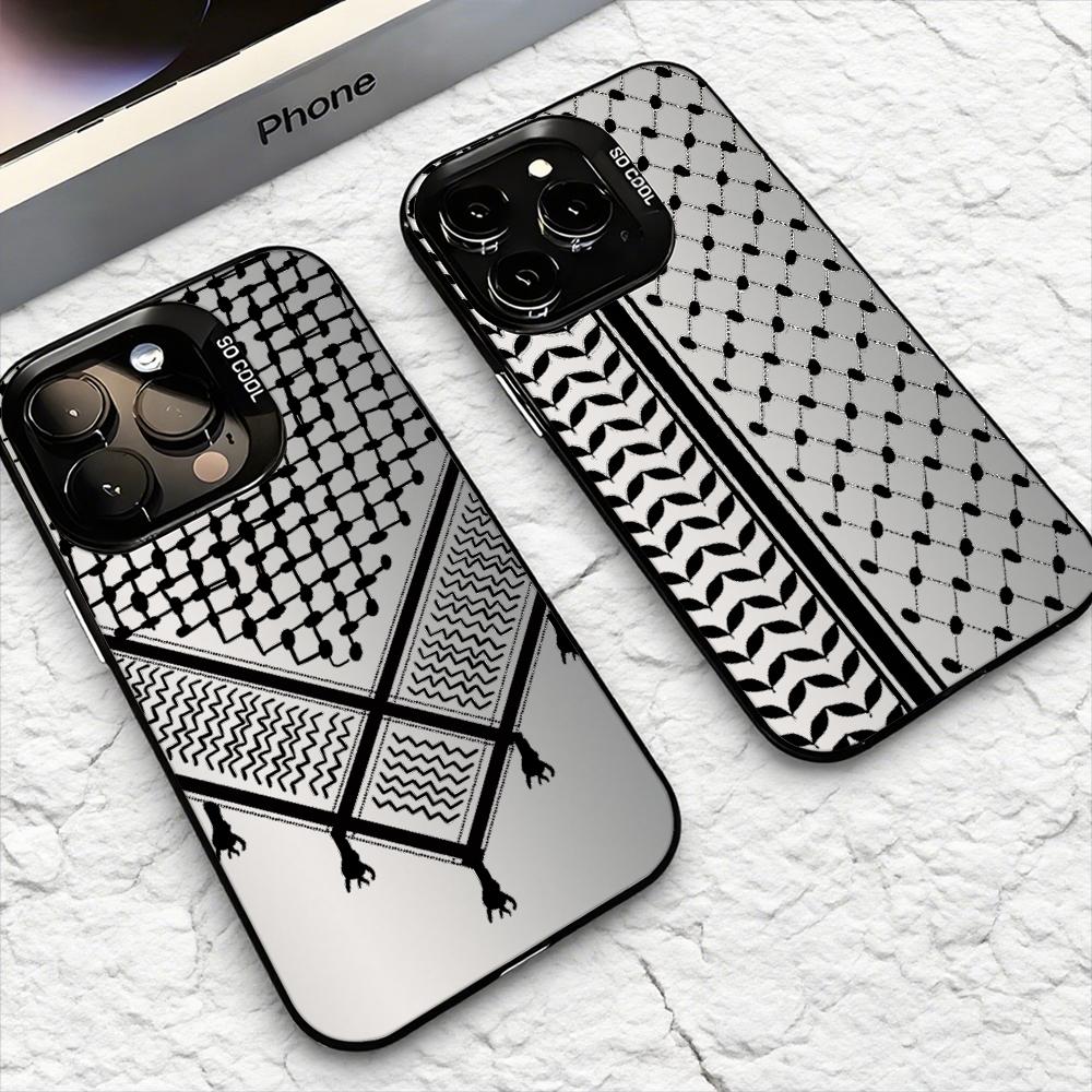 Matte Pc Case - Keffiyeh P-Palestine Telefon Kılıfı iPhone 17