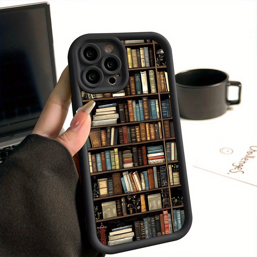 Computer Case - Kitaplık Desenli Yaratıcı Telefon Kılıfı iPhone