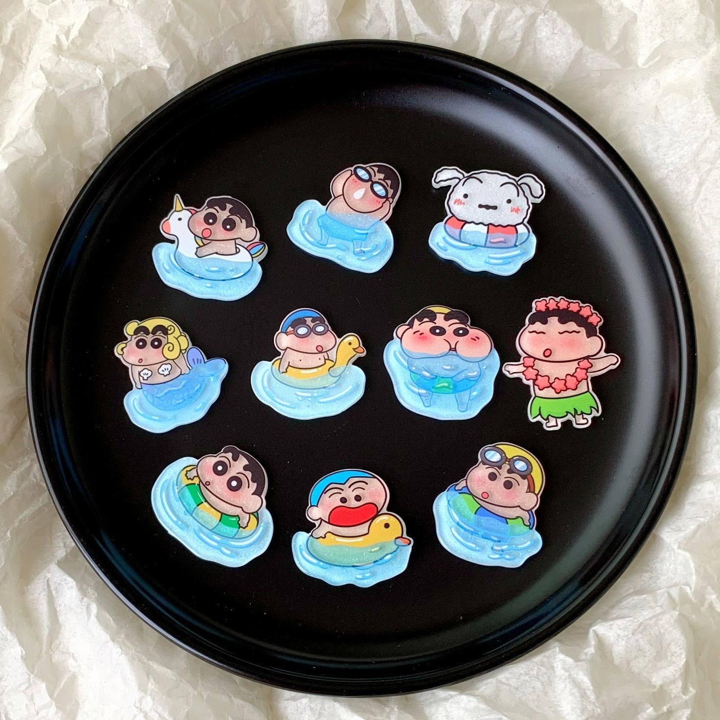 Case Fans - Crayon Shin-chan reçine aksesuar fan su