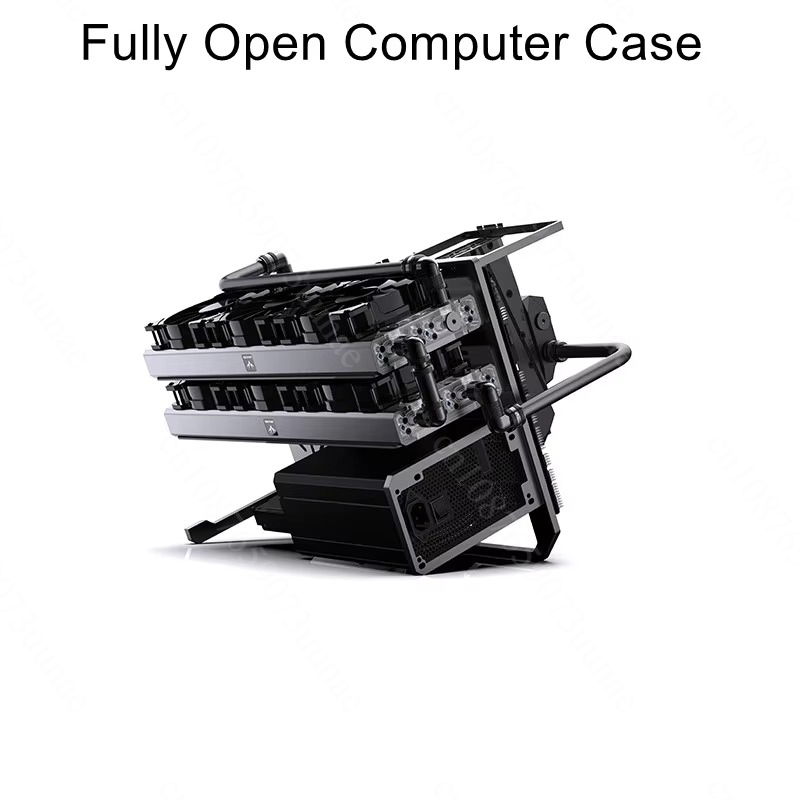Aluminum Open Frame Test Bench Water Cooling - B-CE-X Açık Çerçeveli Su Soğutmalı Kasa,
