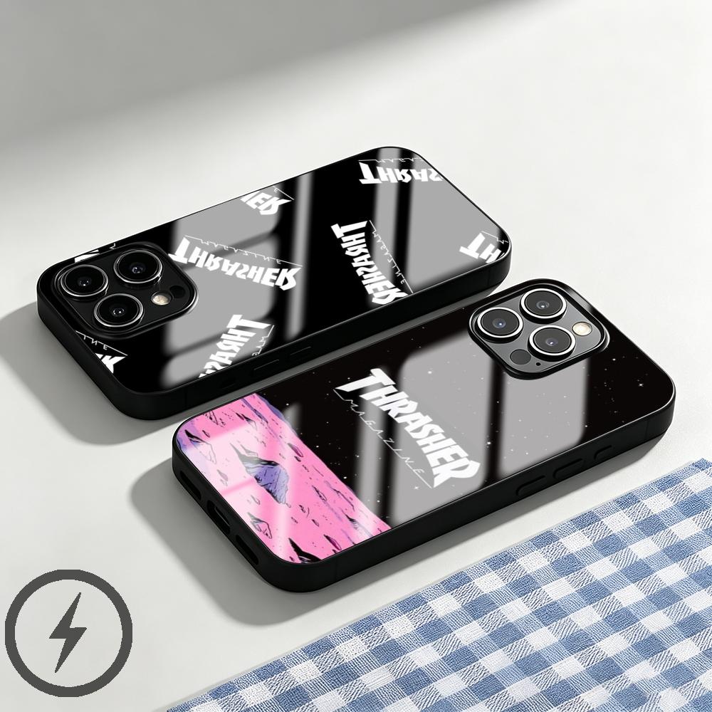 Mini Pc Case - THRASHER Marka iPhone 17 16 15