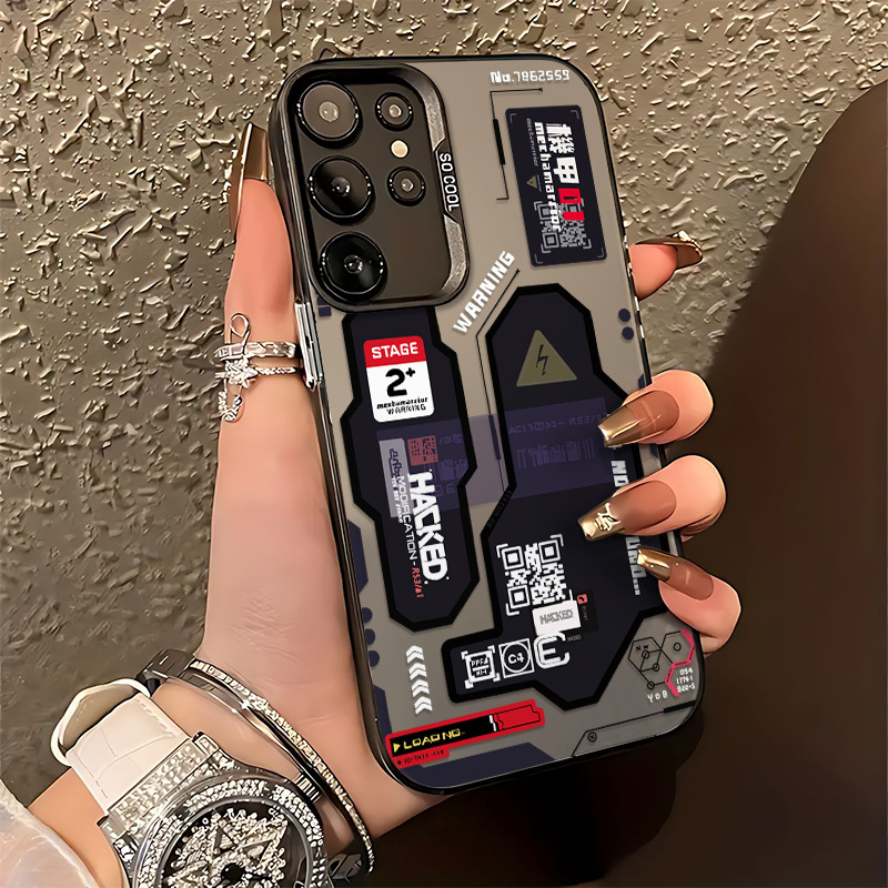 Matte Pc Case - Hacker Creative Mecha Kılıf Samsung Galaxy