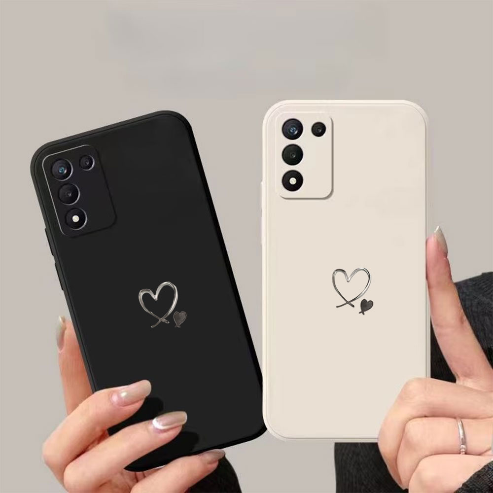 Computer Case - Aşk Kalpli Baskılı Darbeye Dayanıklı Telefon