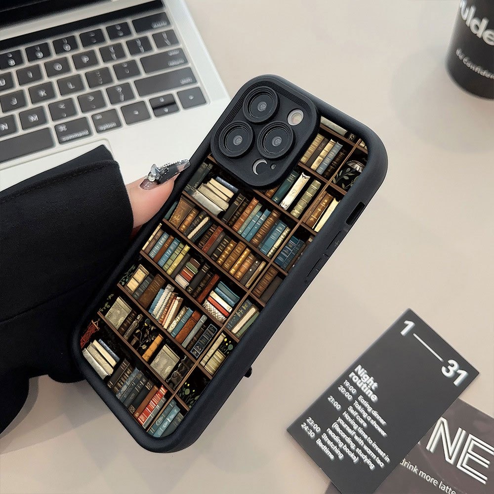 Kitaplık Desenli Yaratıcı Tele - Computer Case incelemesi ve fiyatı