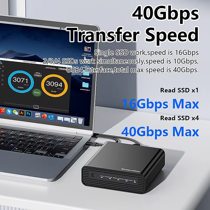 Alüminyum M2 4 Bölmeli USB4 Ha - Case Fans incelemesi ve fiyatı