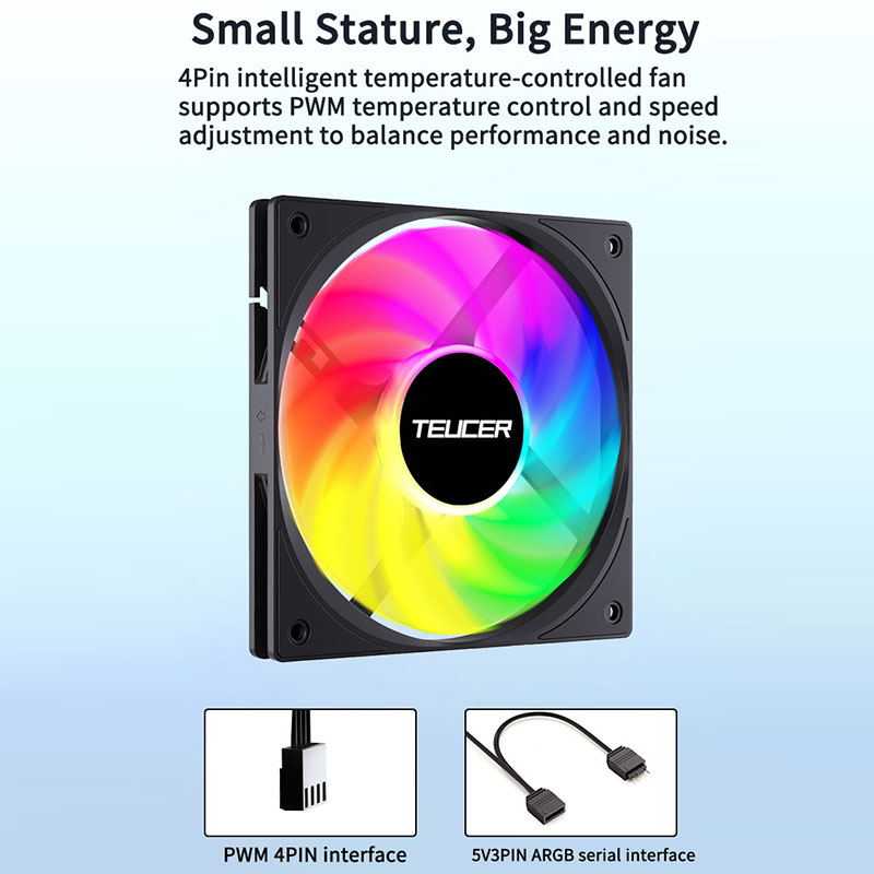 Teucer 120mm PC Kasa Fanı FDB  - Pc Chassis incelemesi ve fiyatı