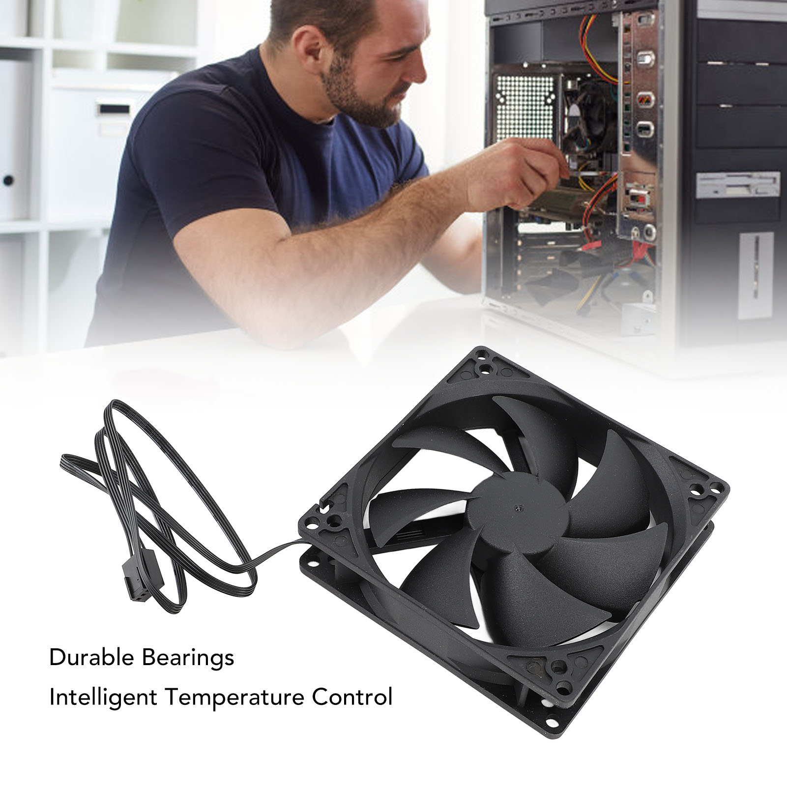 100mm PC PWM Kasa Fanı 100mm Ç - Case Fan Controller incelemesi ve fiyatı