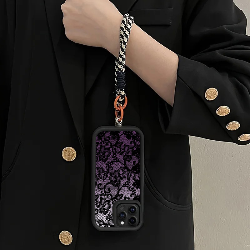 Siyah Mor Dantel Askılı Telefo - Matte Pc Case incelemesi ve fiyatı