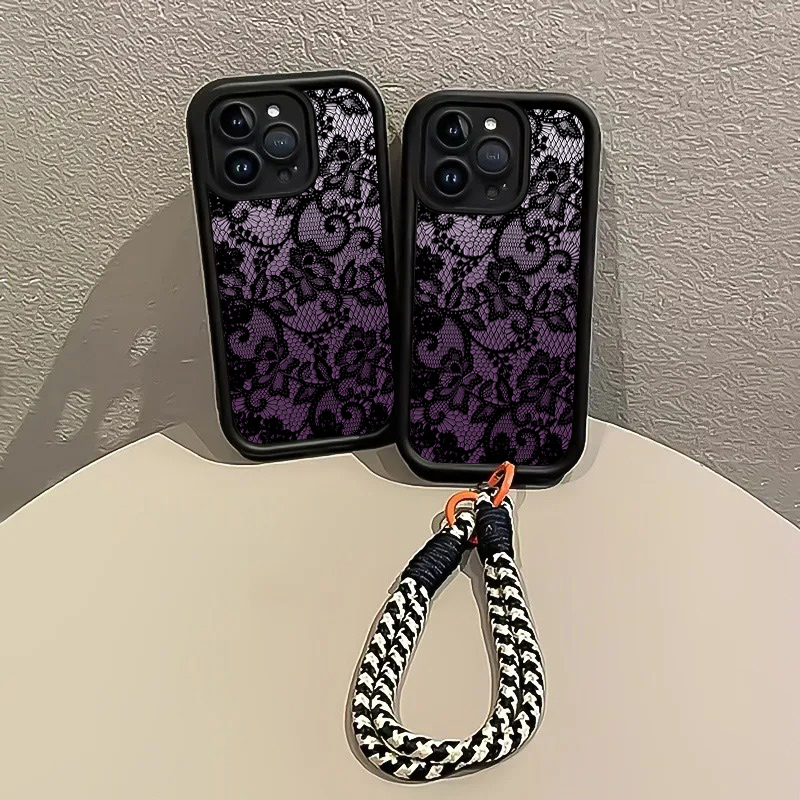 Siyah Mor Dantel Askılı Telefo - Matte Pc Case incelemesi ve fiyatı
