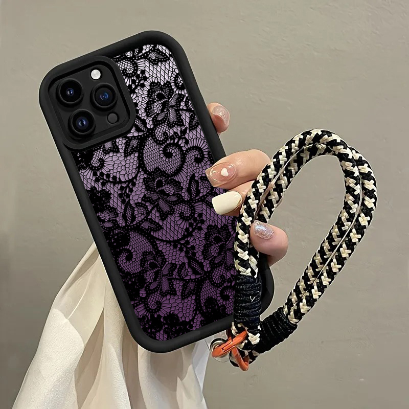 Siyah Mor Dantel Askılı Telefo - Matte Pc Case incelemesi ve fiyatı