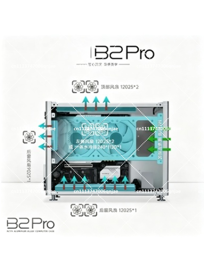 B2 Pro Tamamen Alüminyum MATX  - Atx Case incelemesi ve fiyatı