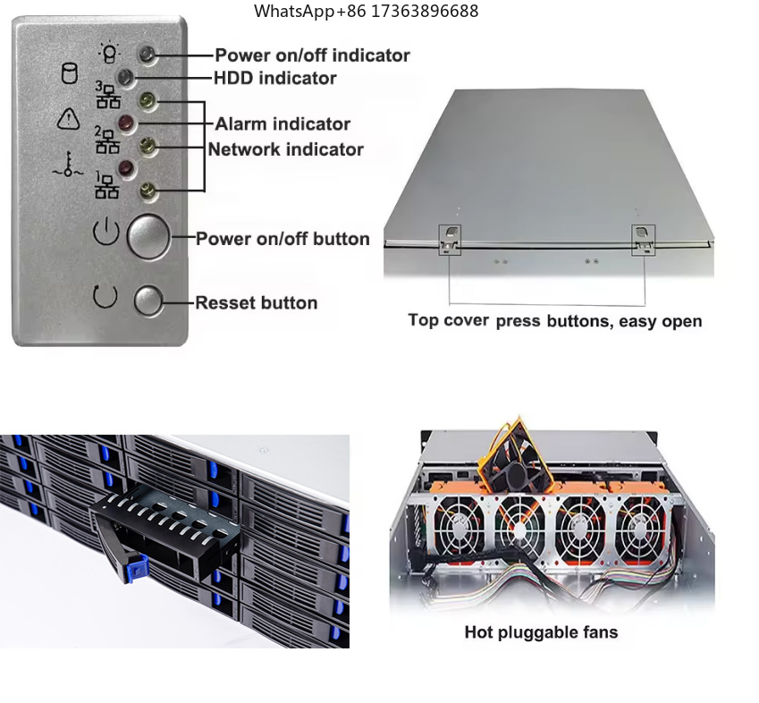 4U Raf Tipi Sunucu Kasası 24 S - Case Fans incelemesi ve fiyatı